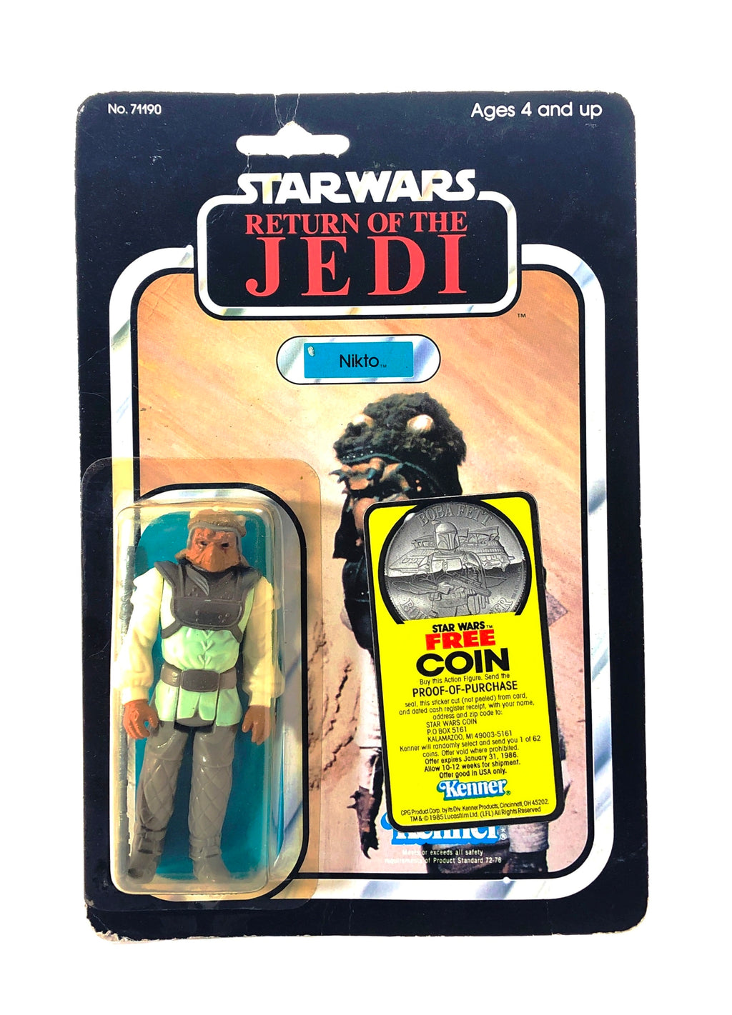 Star Wars ROTJ Nikto 1983