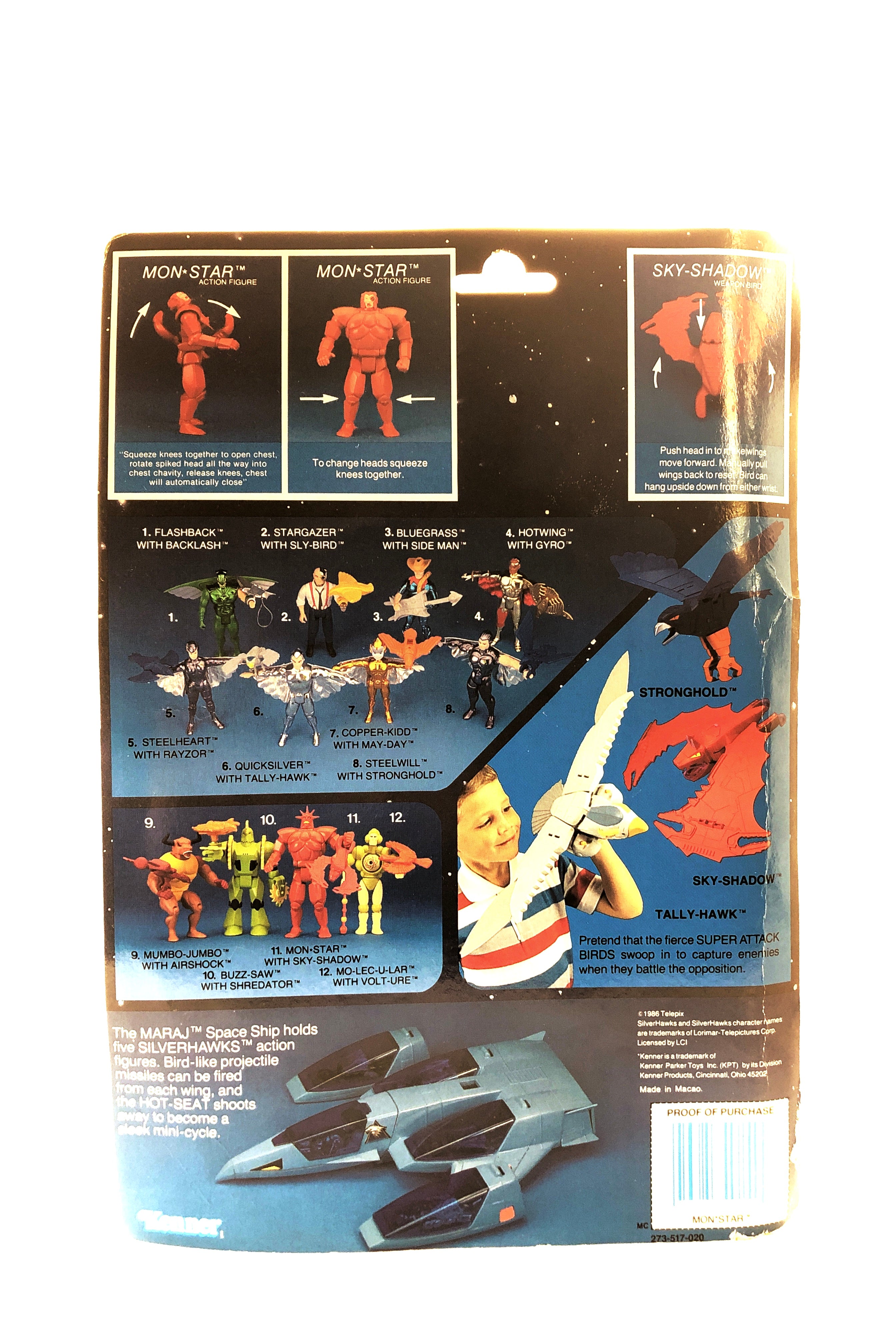 Silverhawks: Monstar with Skyshadow (Kenner, 1986)-3