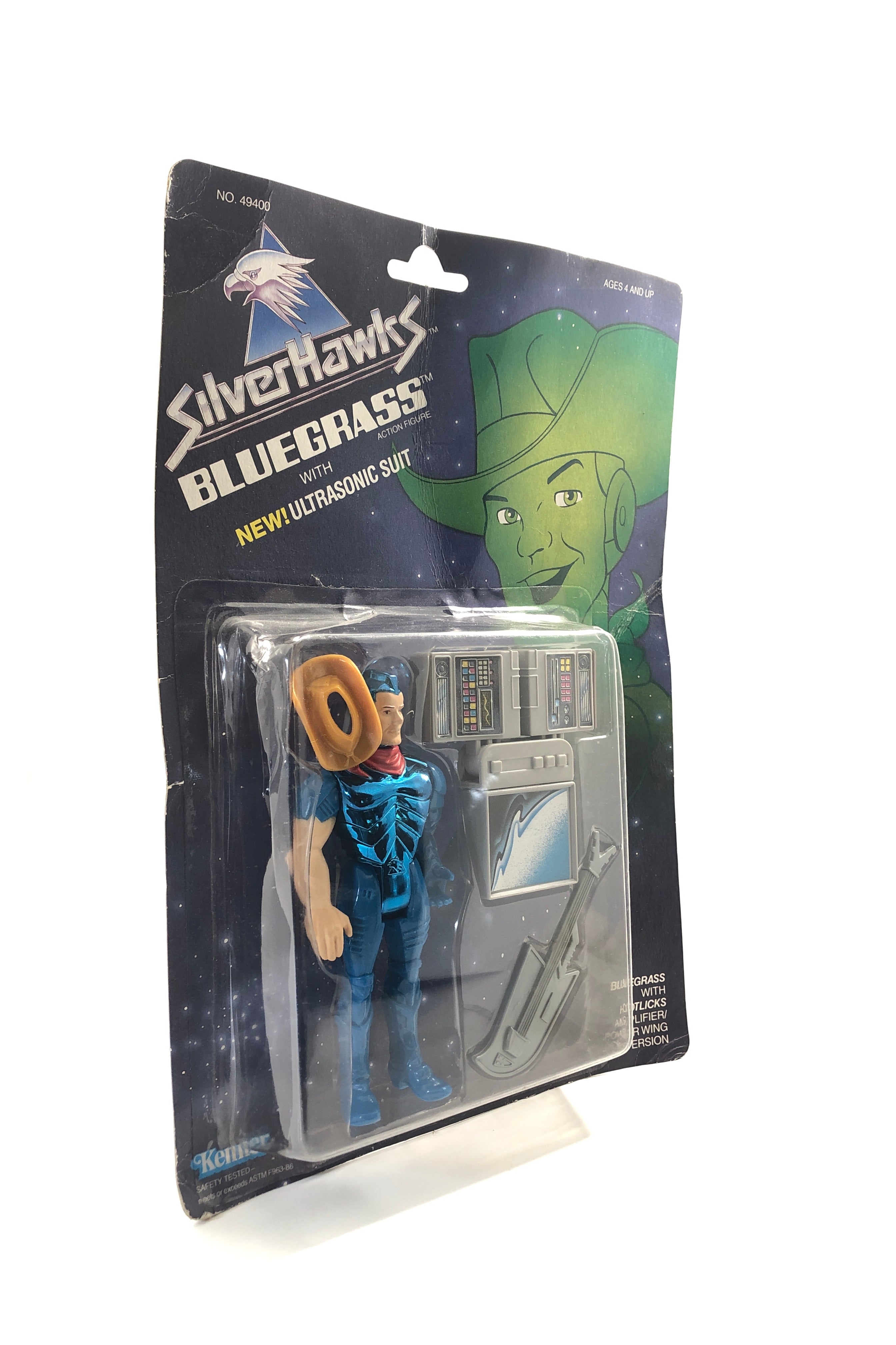 Silverhawks: Bluegrass with Ultrasonic Suit (Kenner, 1987)