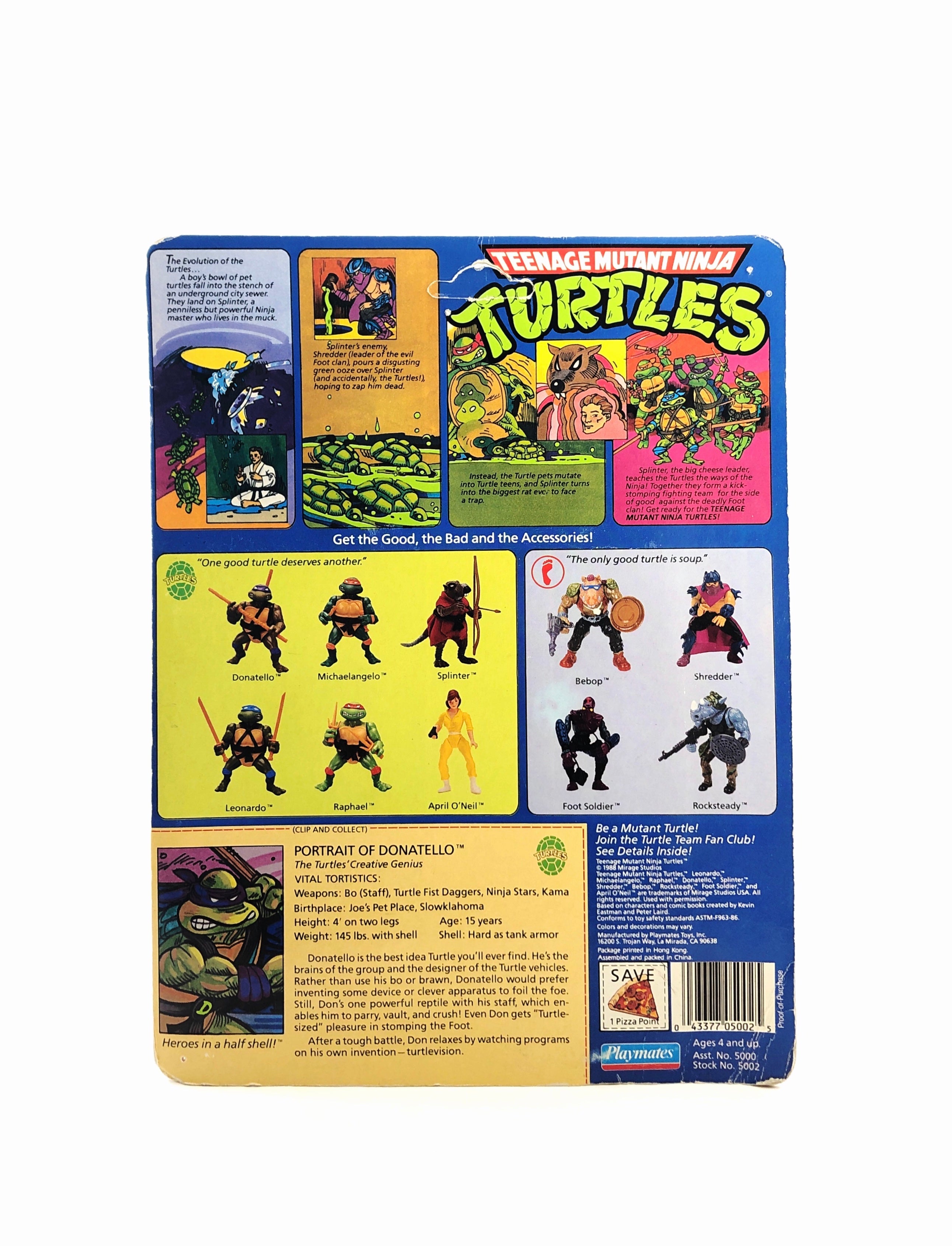 Teenage Mutant Ninja Turtles Donatello (Playmates, 1988)