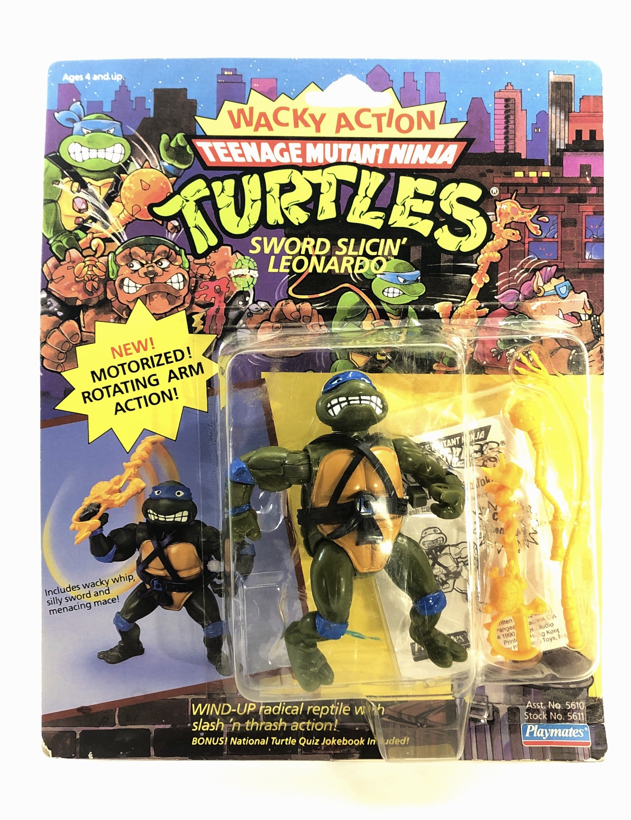 Teenage Mutant Ninja Turtles Sword Slicin' Leonardo (Playmates, 1990)-1