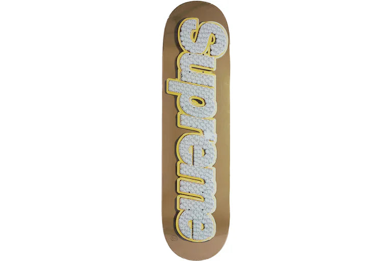 Supreme Bling Box Logo Skateboard Deck