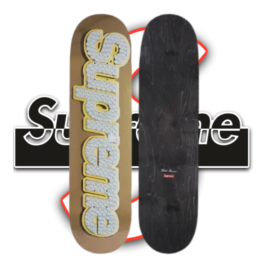 Supreme chrome logo skate deals deck