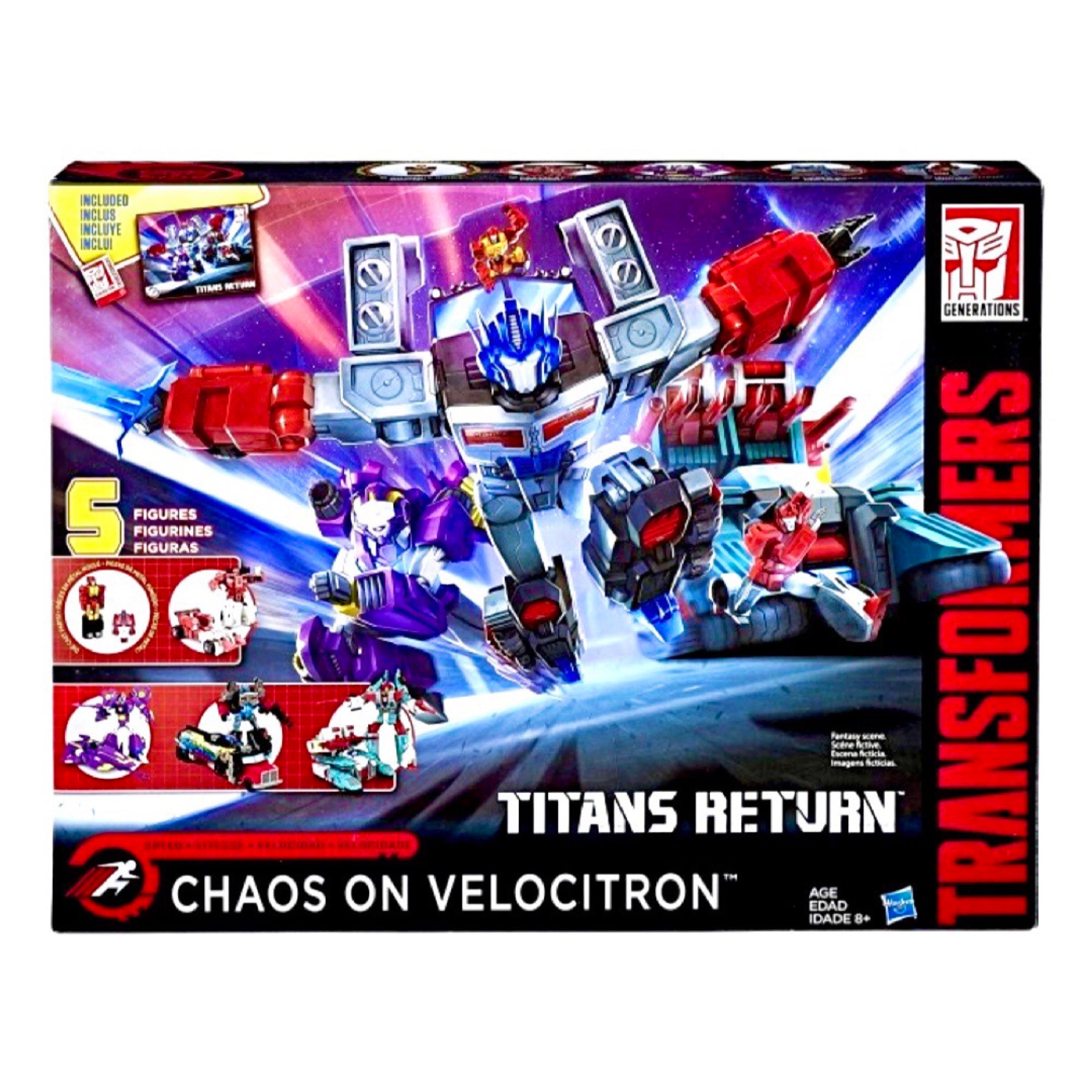 Transformers Titans Return | Chaos on Velocitron | Hasbro