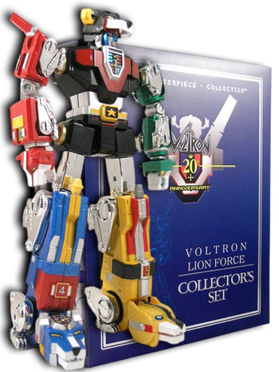 Obra maestra de Voltron | Colección de colección Lion Force del 20.° aniversario | Toynami 2005
