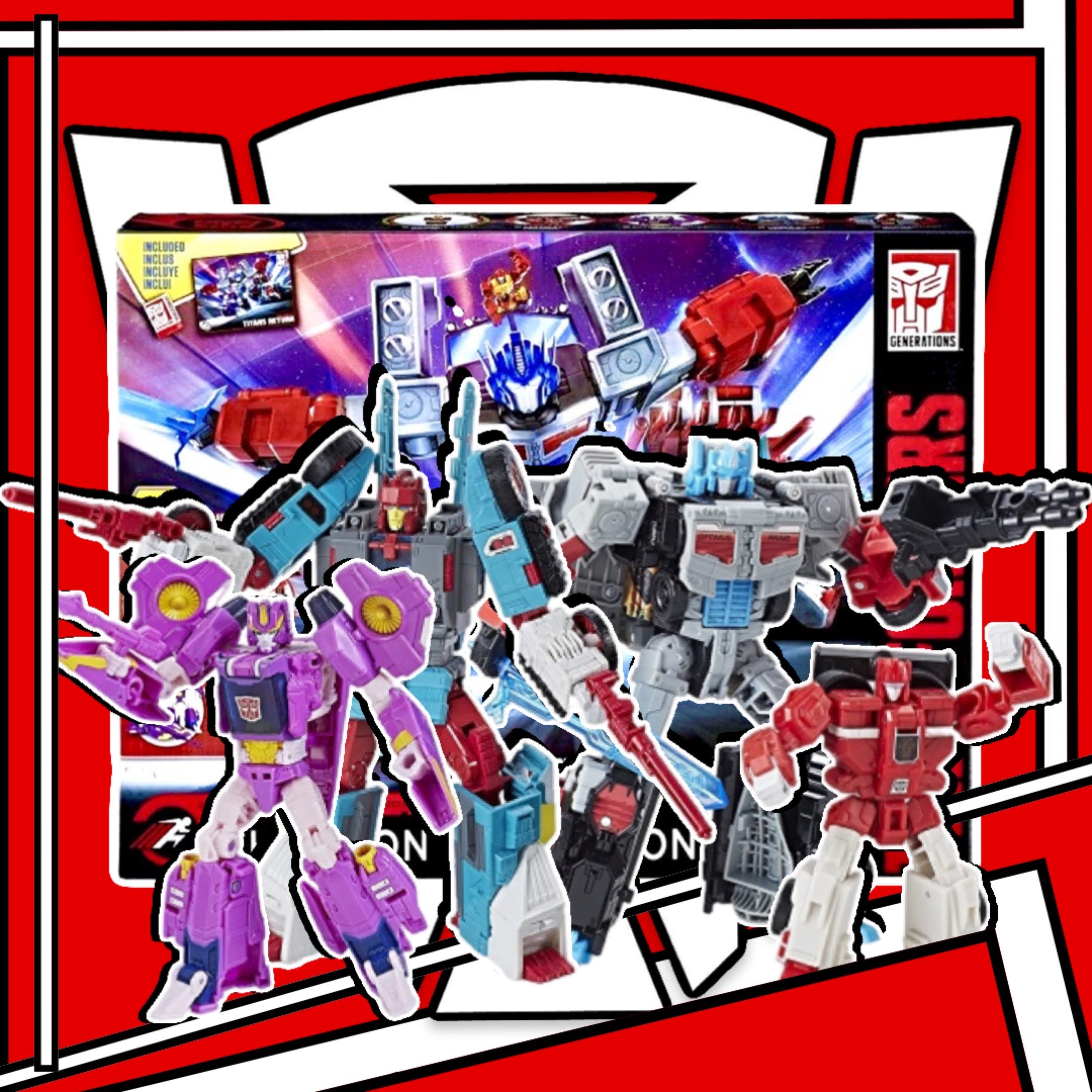 Transformers Titans Return | Chaos on Velocitron | Hasbro
