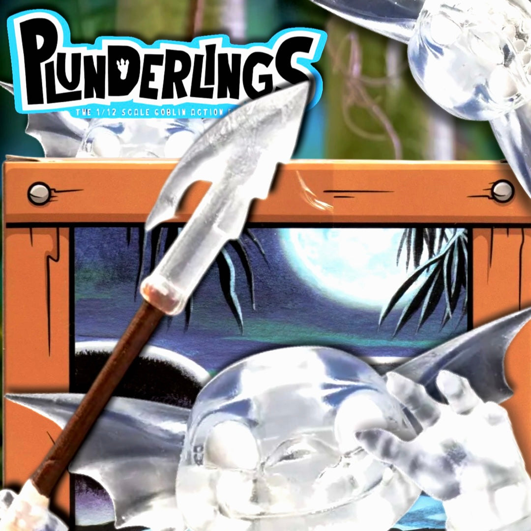 Plunderlings Drench Arctic Clear Variant 1:12 Scale Action Figure | SDCC Convention Exclusive-11