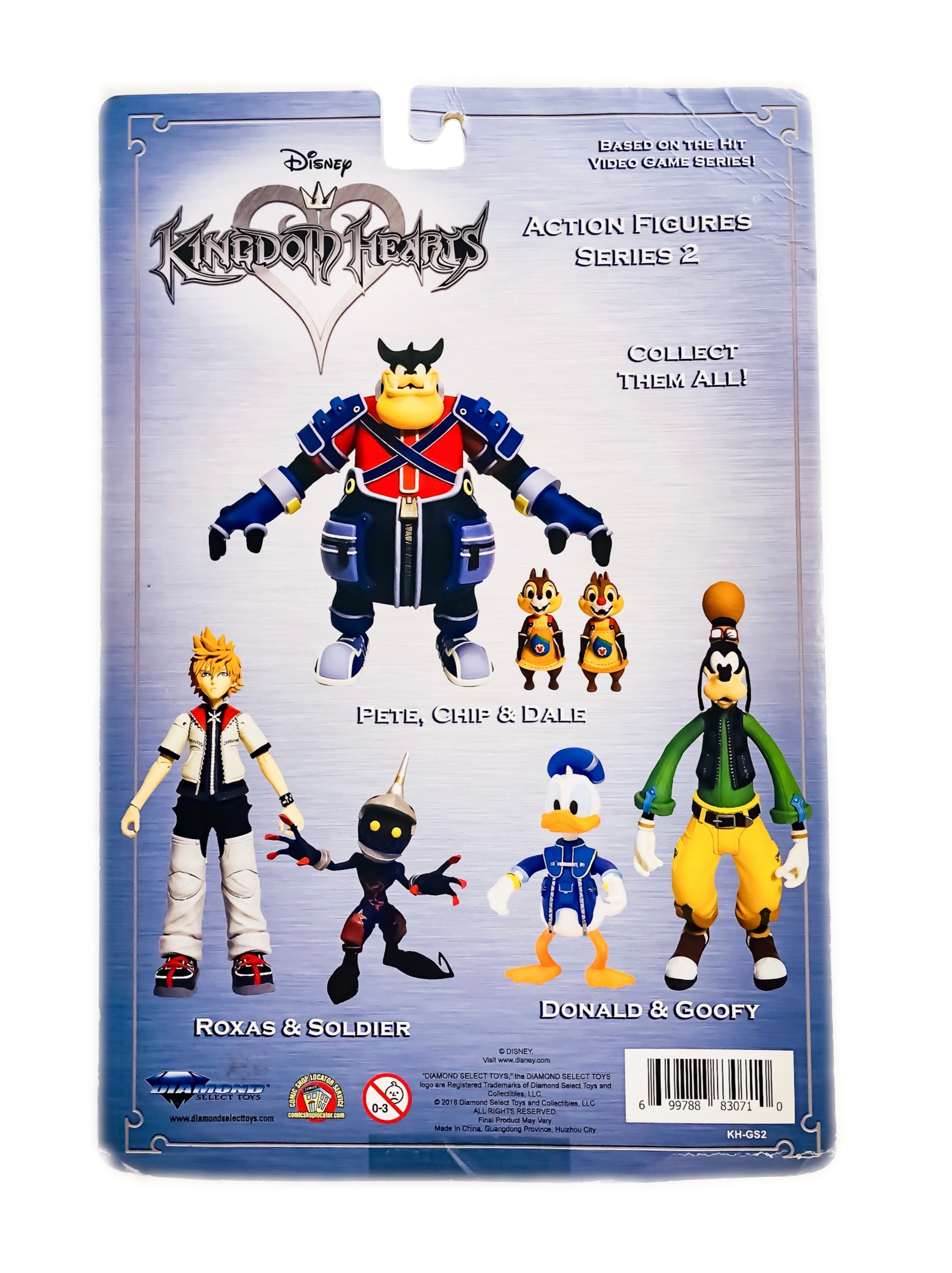 Kingdom Hearts Pete with Chip & Dale | Diamond Select Toys-3