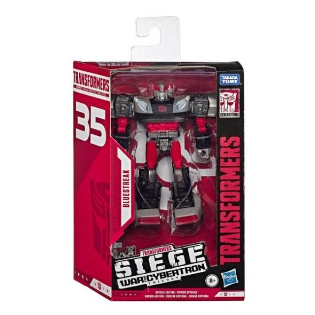 Transformers War for Cybertron | 35th Anniversary WFC-S64 Bluestreak | Deluxe Class