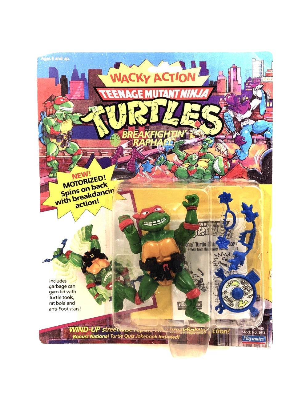 Teenage Mutant Ninja Turtles Breakfightin' Raphael (Playmates, 1989)-1